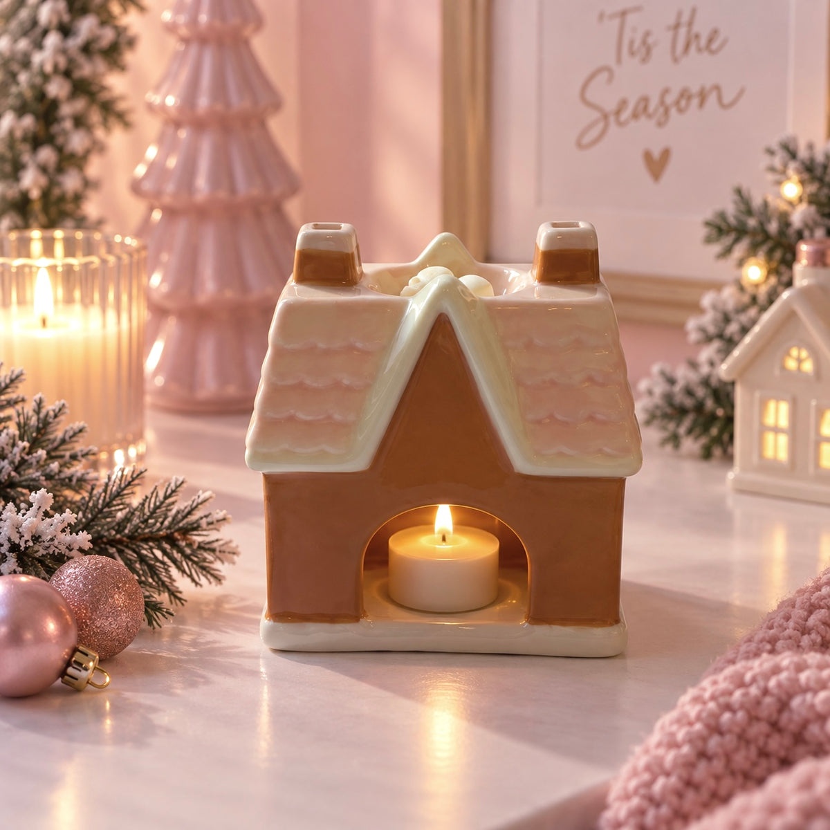 Sugarplum Gingerbread House Wax Burner