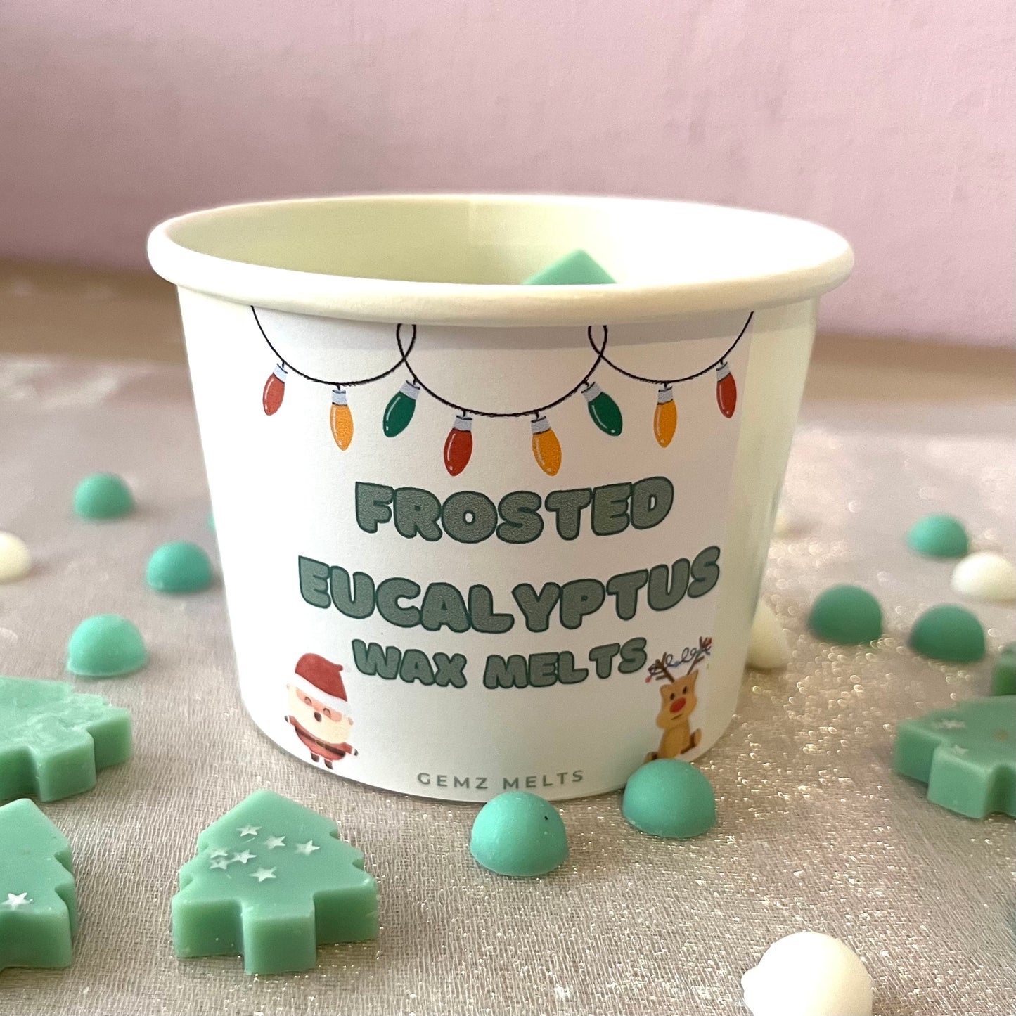 Frosted Eucalyptus Wax Melt Tots Tub