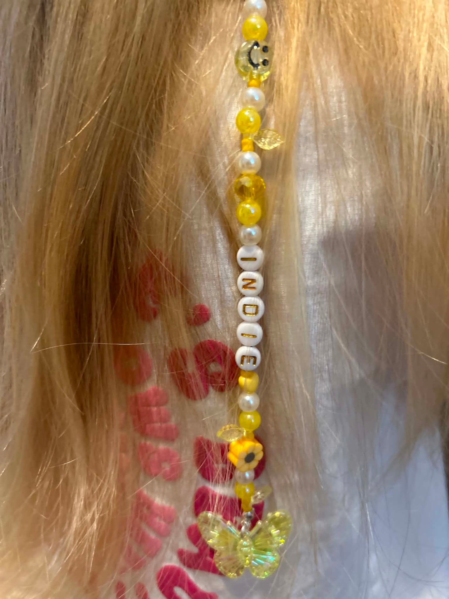 Yellow Hair Charm