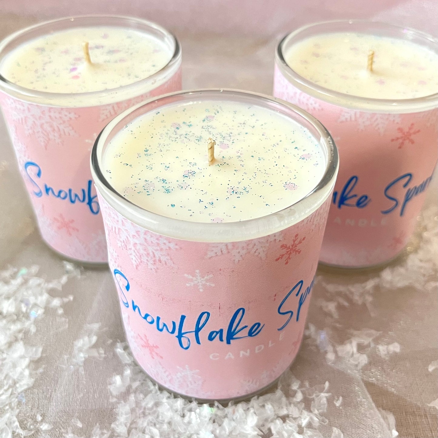 Snowflake Sparkle Candle 20cl