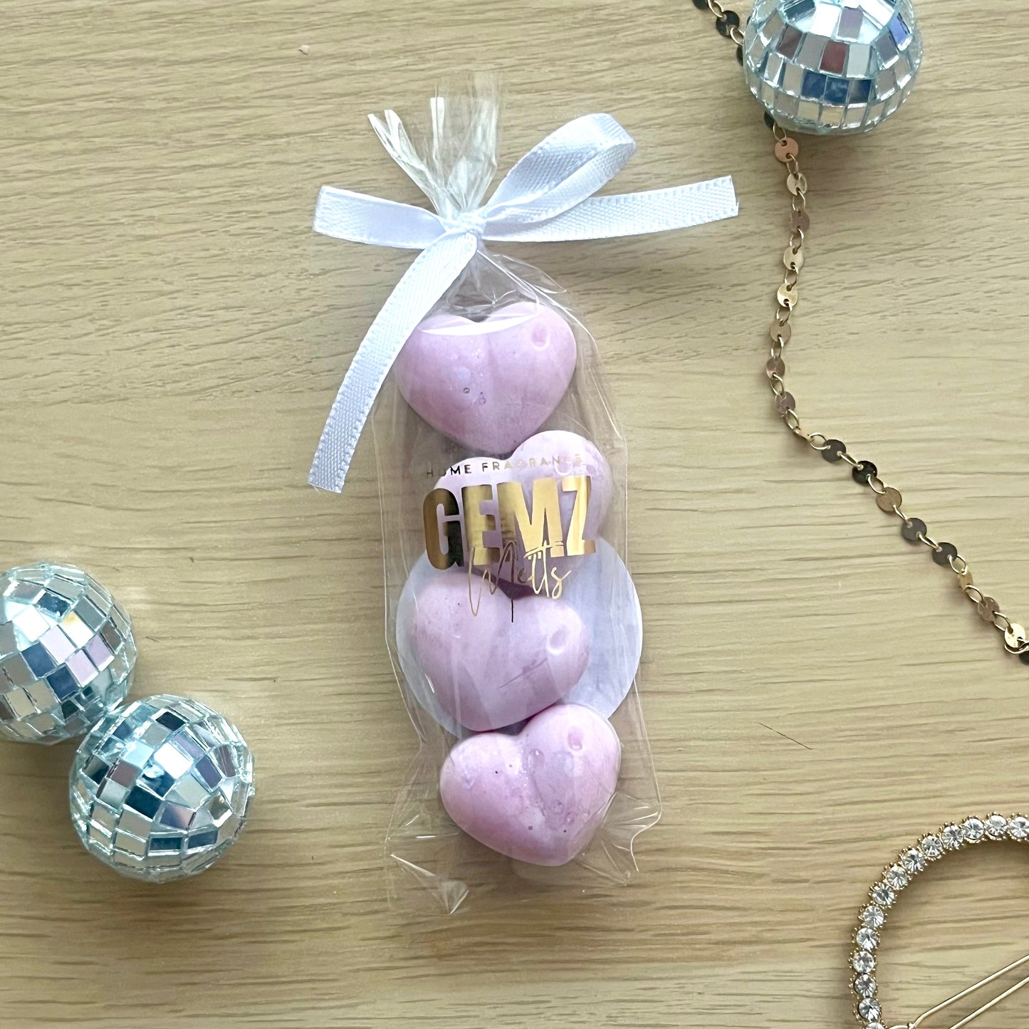 Heart Wax Melt Wedding Favours