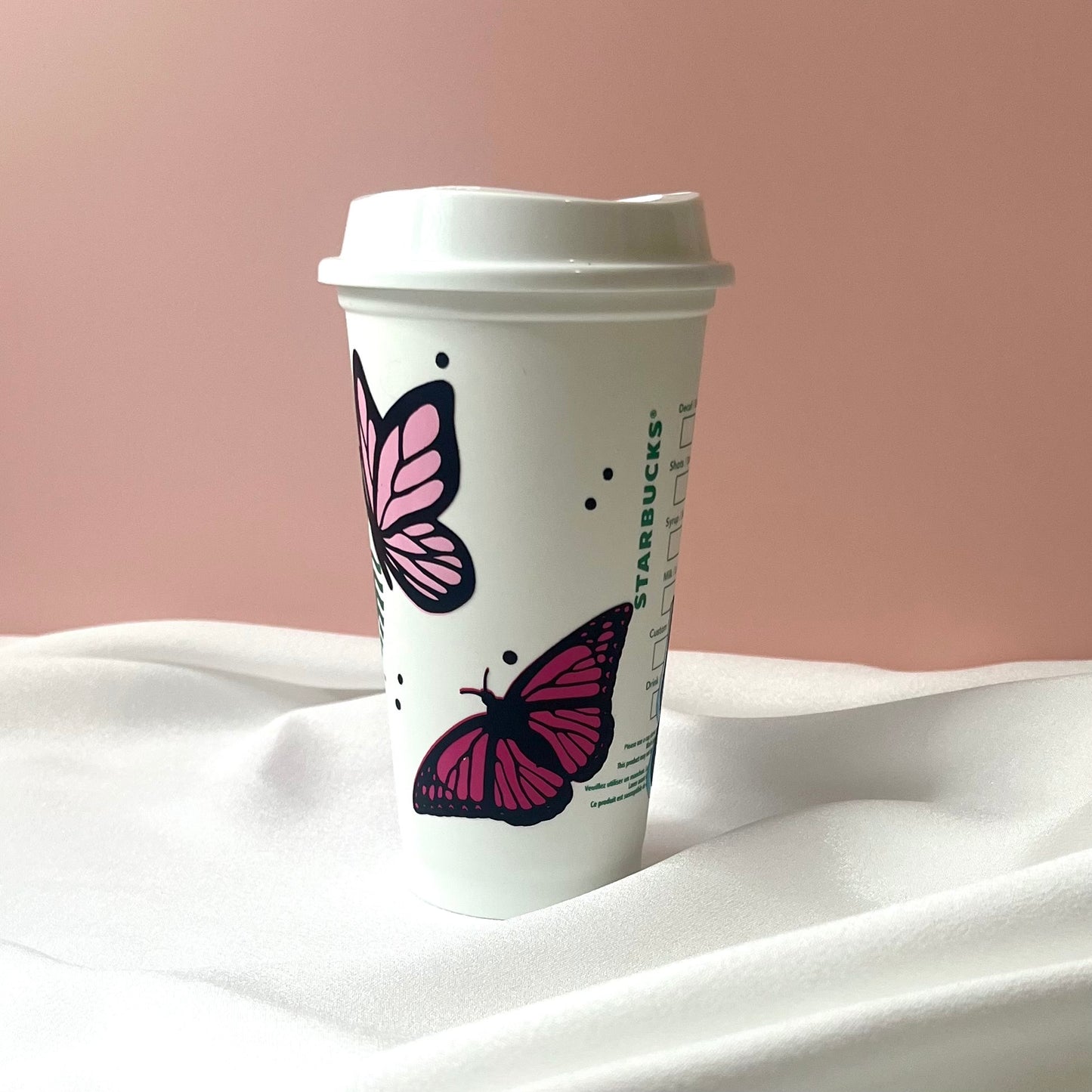 Butterfly Starbucks Cold Cup