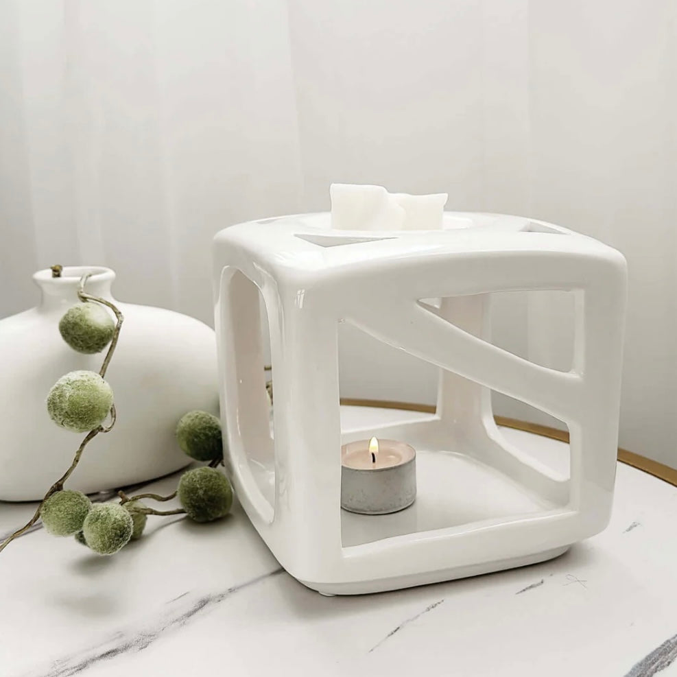 Sofia Wax Burner - White