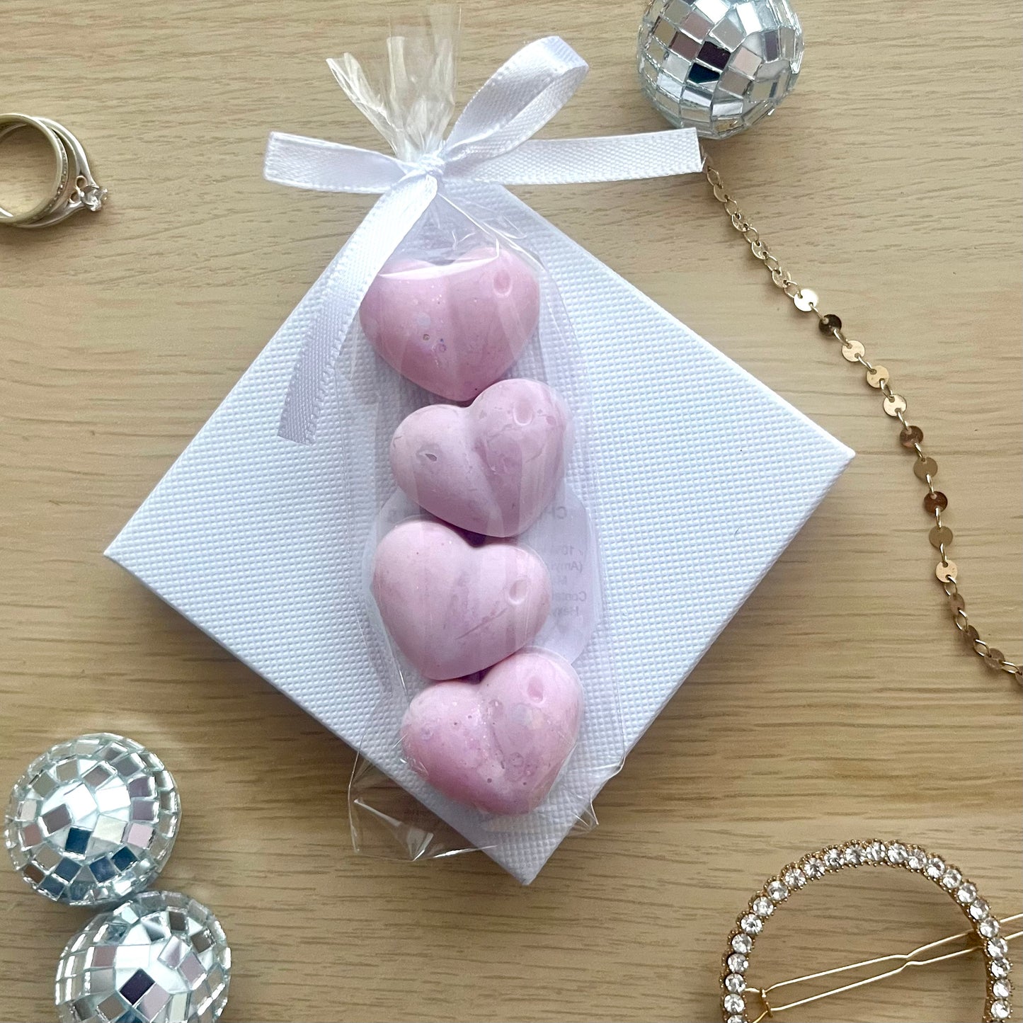 Heart Wax Melt Wedding Favours