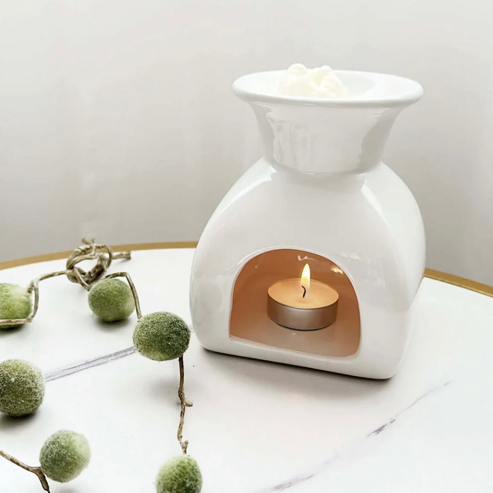 Darci Wax Burner - White