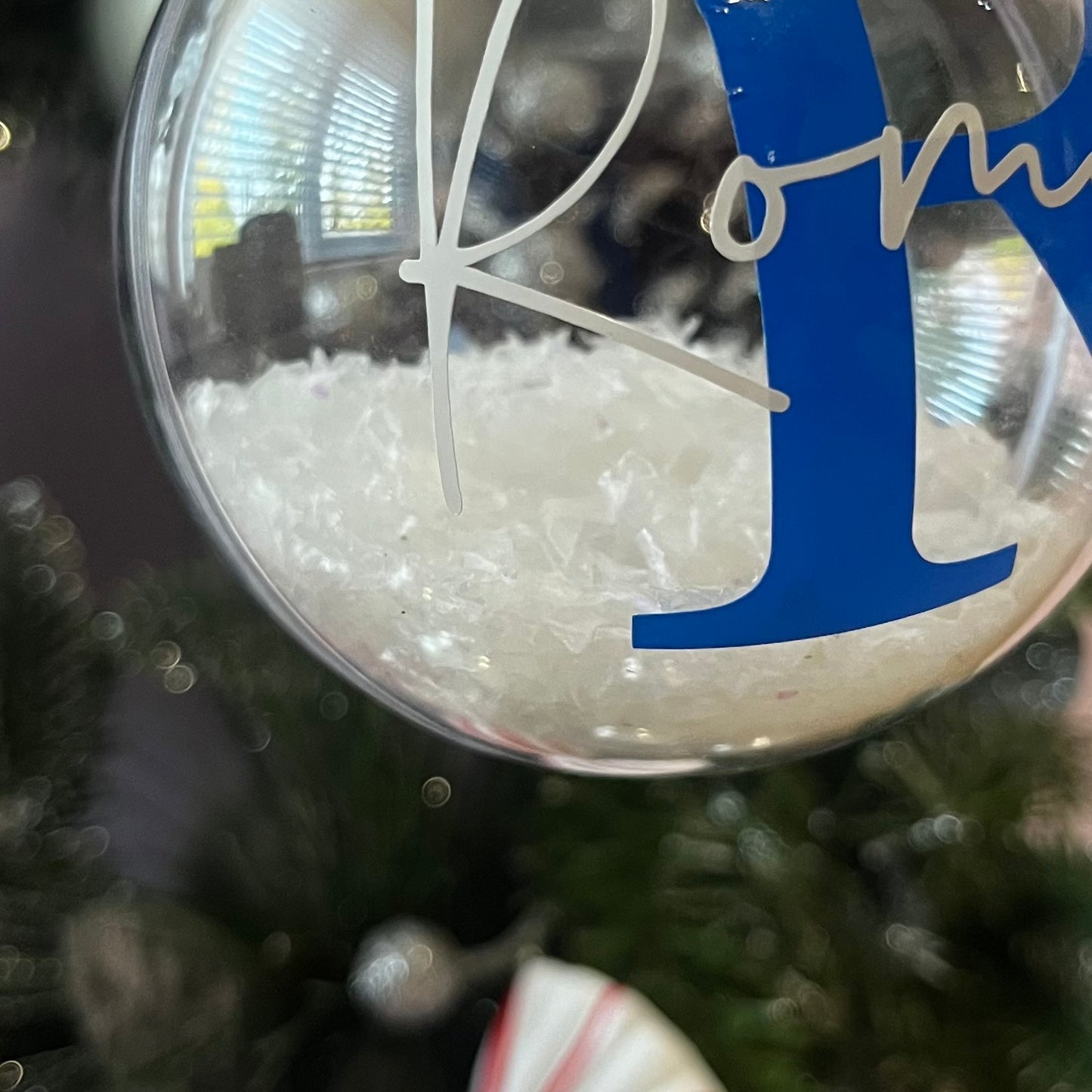 Personalised Fillable Bauble