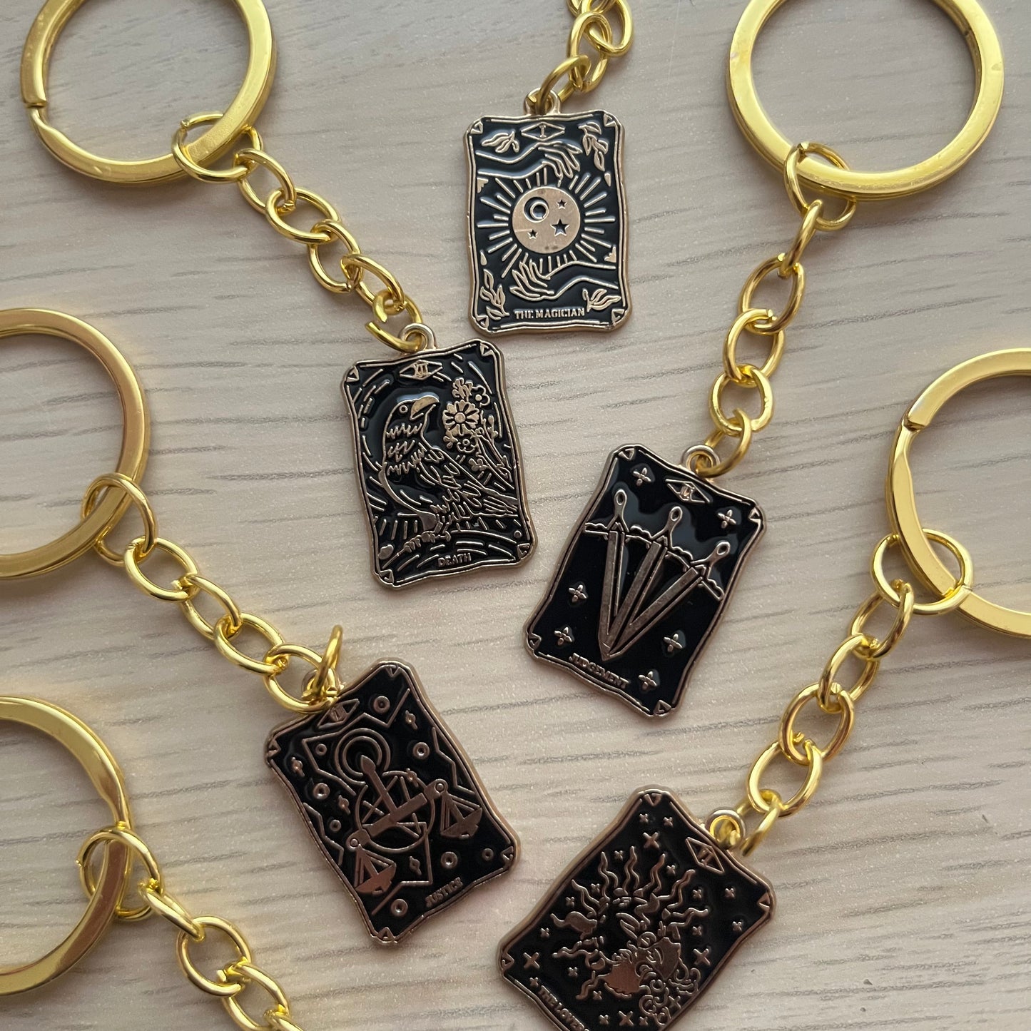 Tarot Keyrings