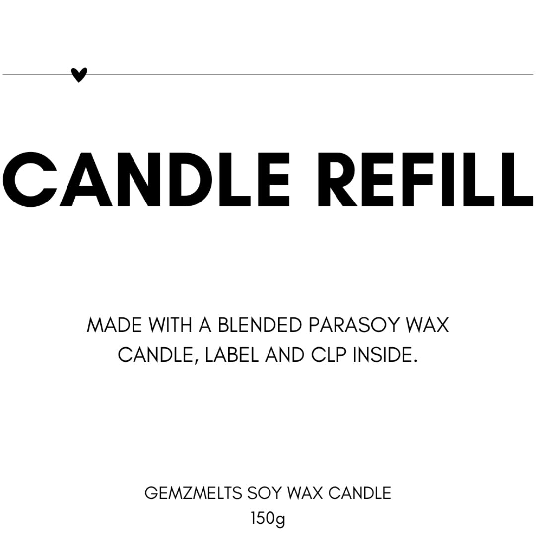 Candle Refill Multiple Scents