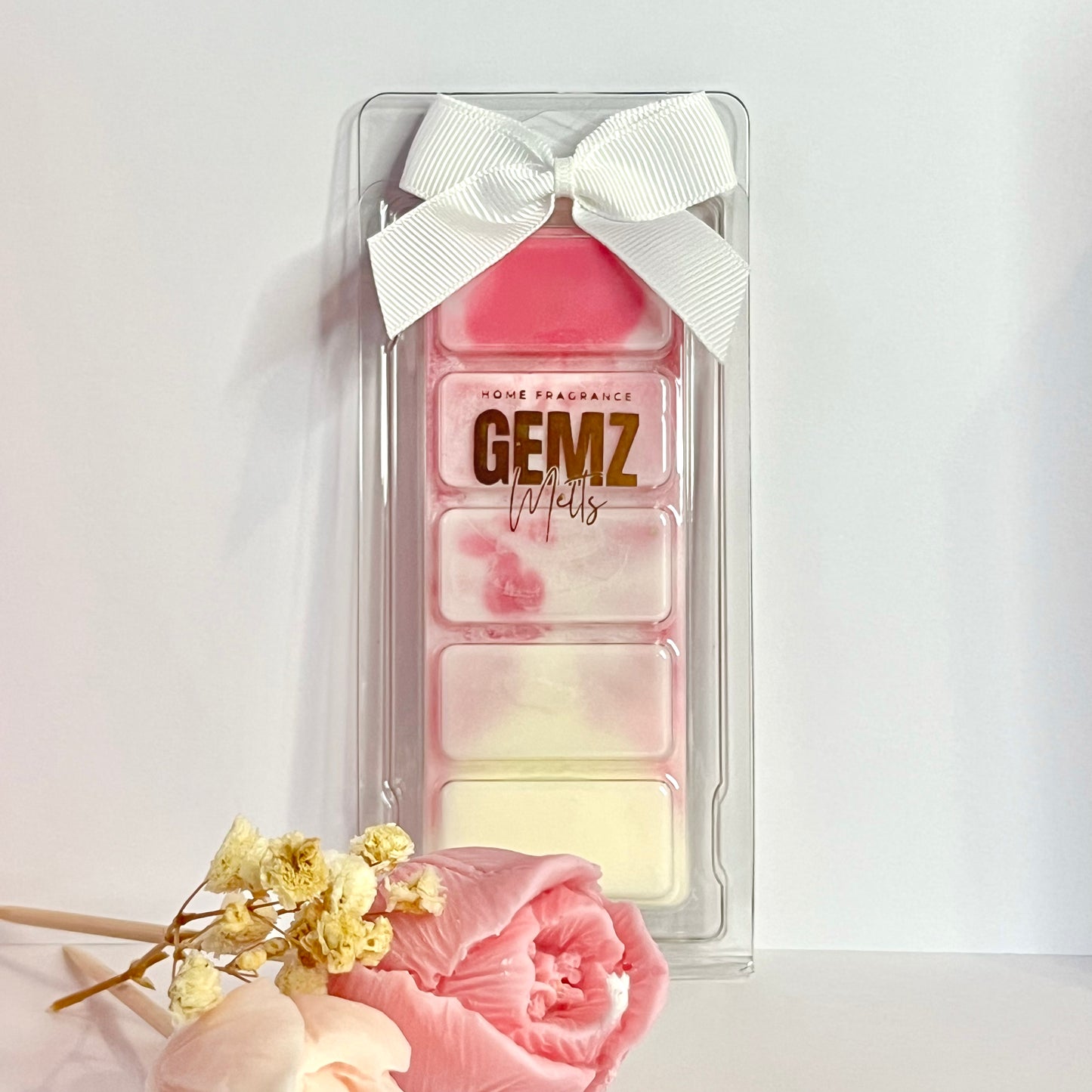 'Pink Tulips & White Jasmine' Snapbar