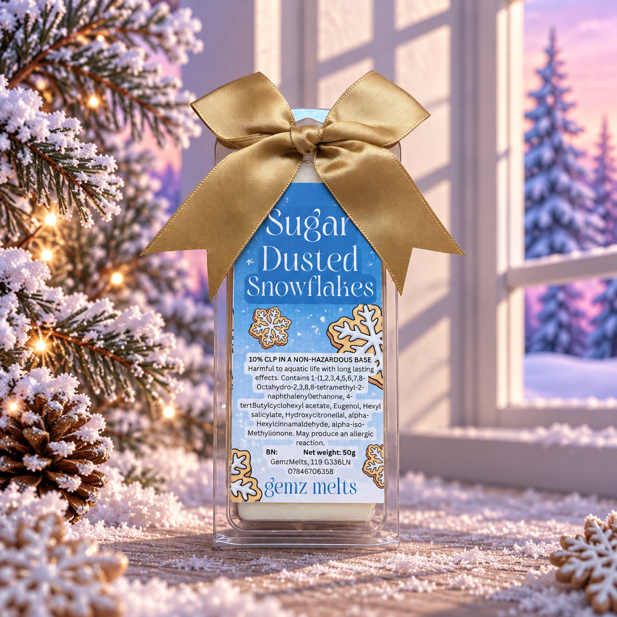 'Sugar Dusted Snowflakes' Snapbar