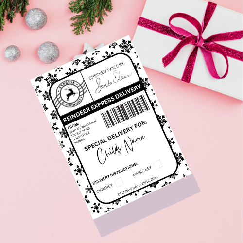 Postage Labels From Santa