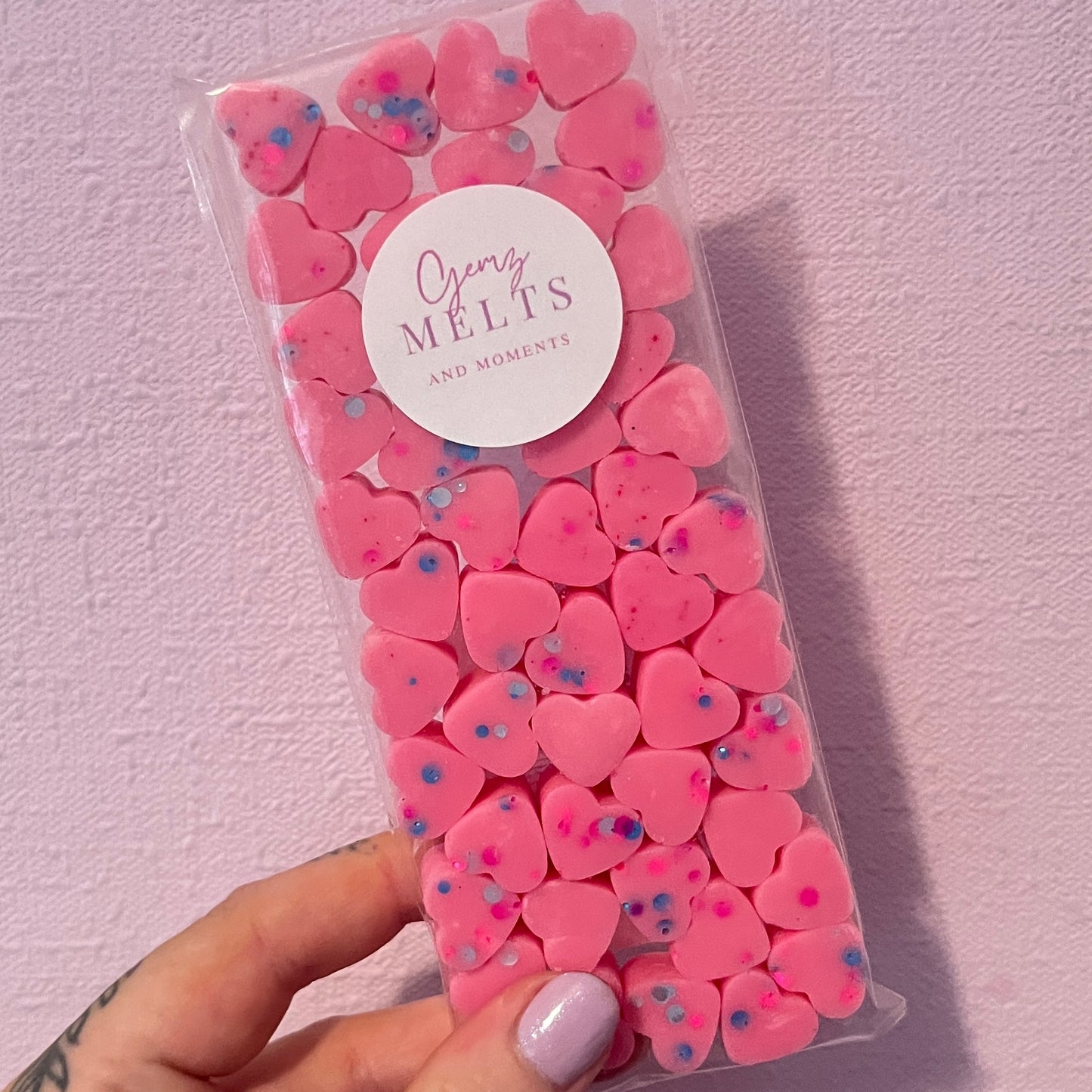 50x Mini Hearts Wax Melts