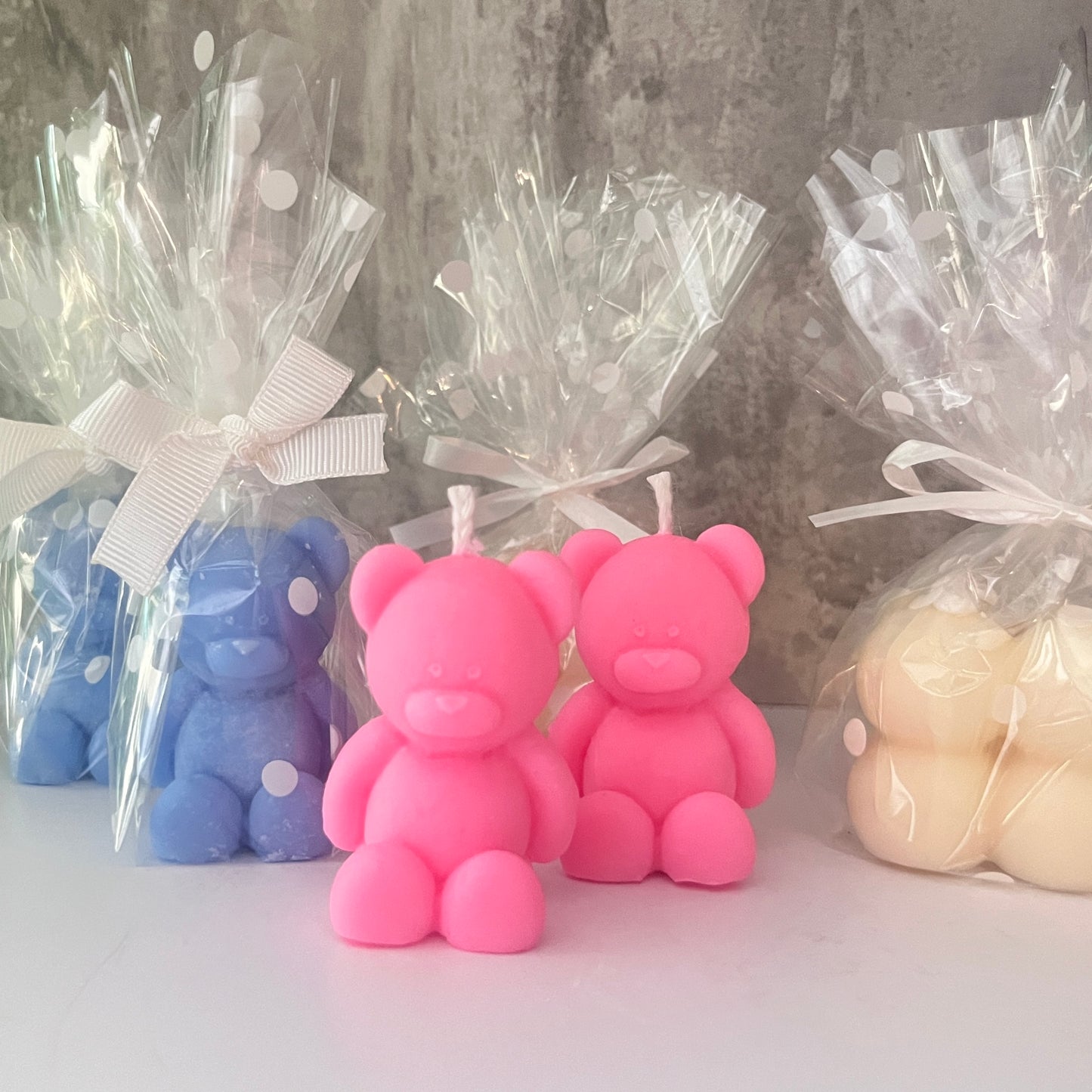 Baby Shower Favour - Tiny Bears & Mini Bubble Blocks