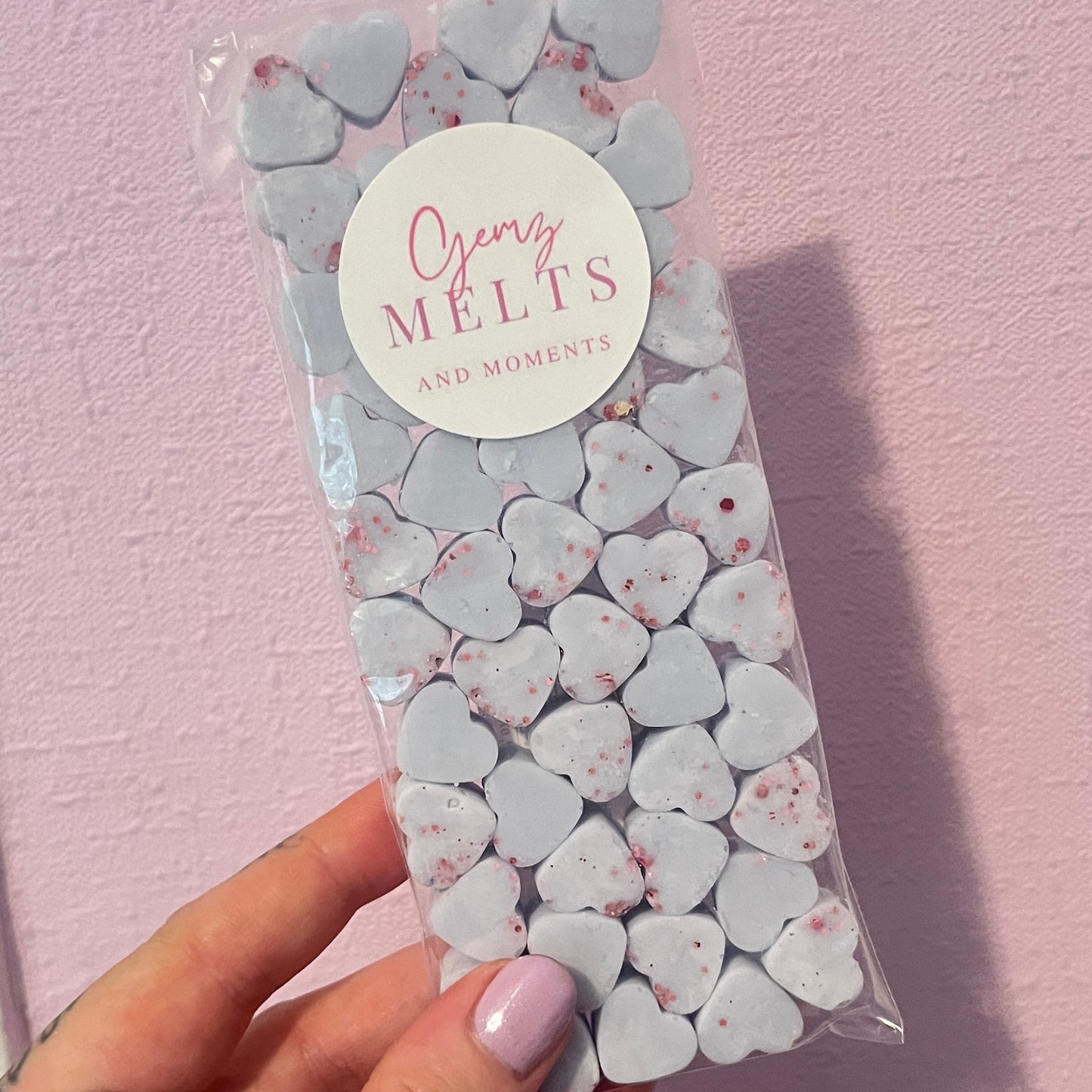 50x Mini Hearts Wax Melts
