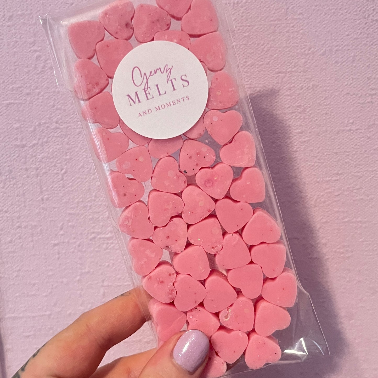 50x Mini Hearts Wax Melts
