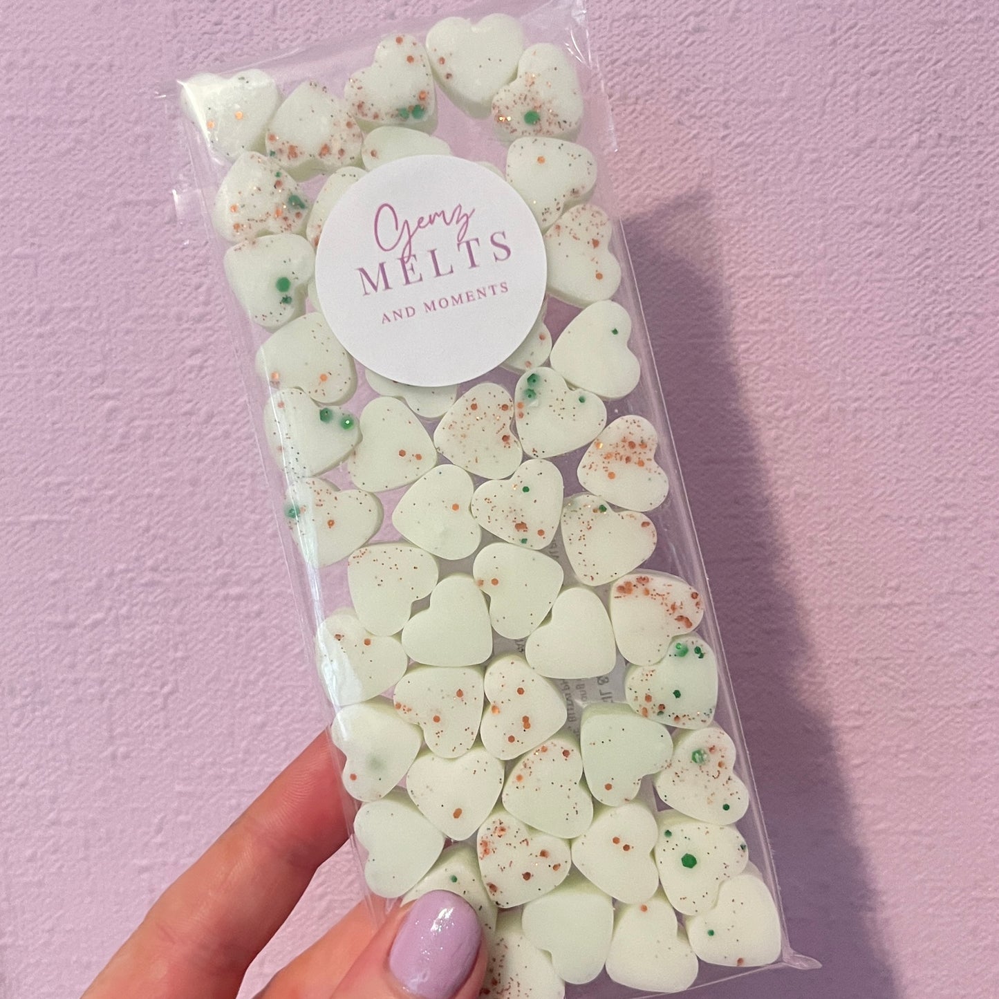 50x Mini Hearts Wax Melts