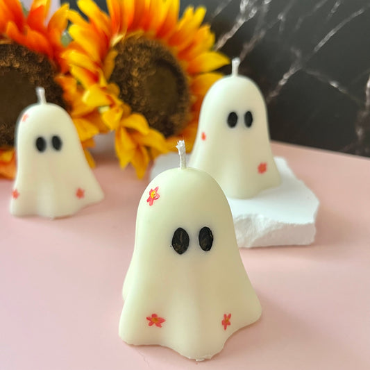 Baby Ghost Candle FLORAL