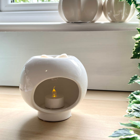 Laurie Wax Burner - White