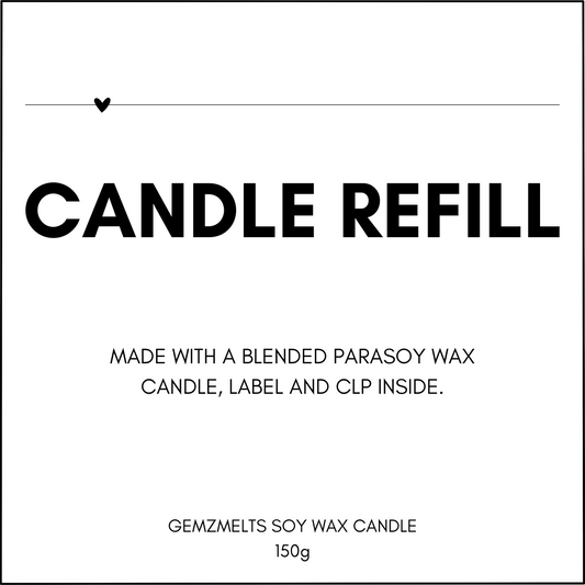 Candle Refill Multiple Scents