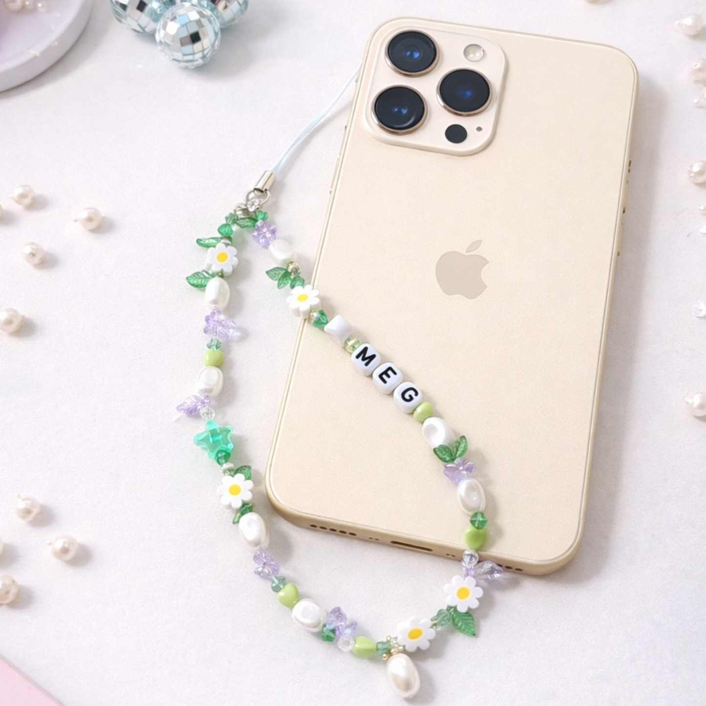 Personalised Name Phone Charm