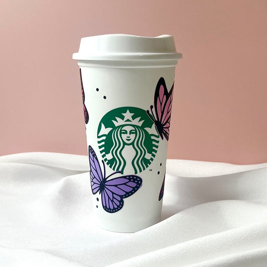Butterfly Starbucks Cold Cup