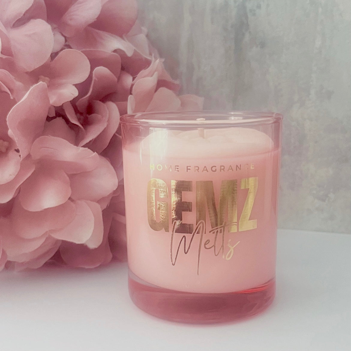 'Cherry & Vanilla Oak' GemzMelts Candle Small
