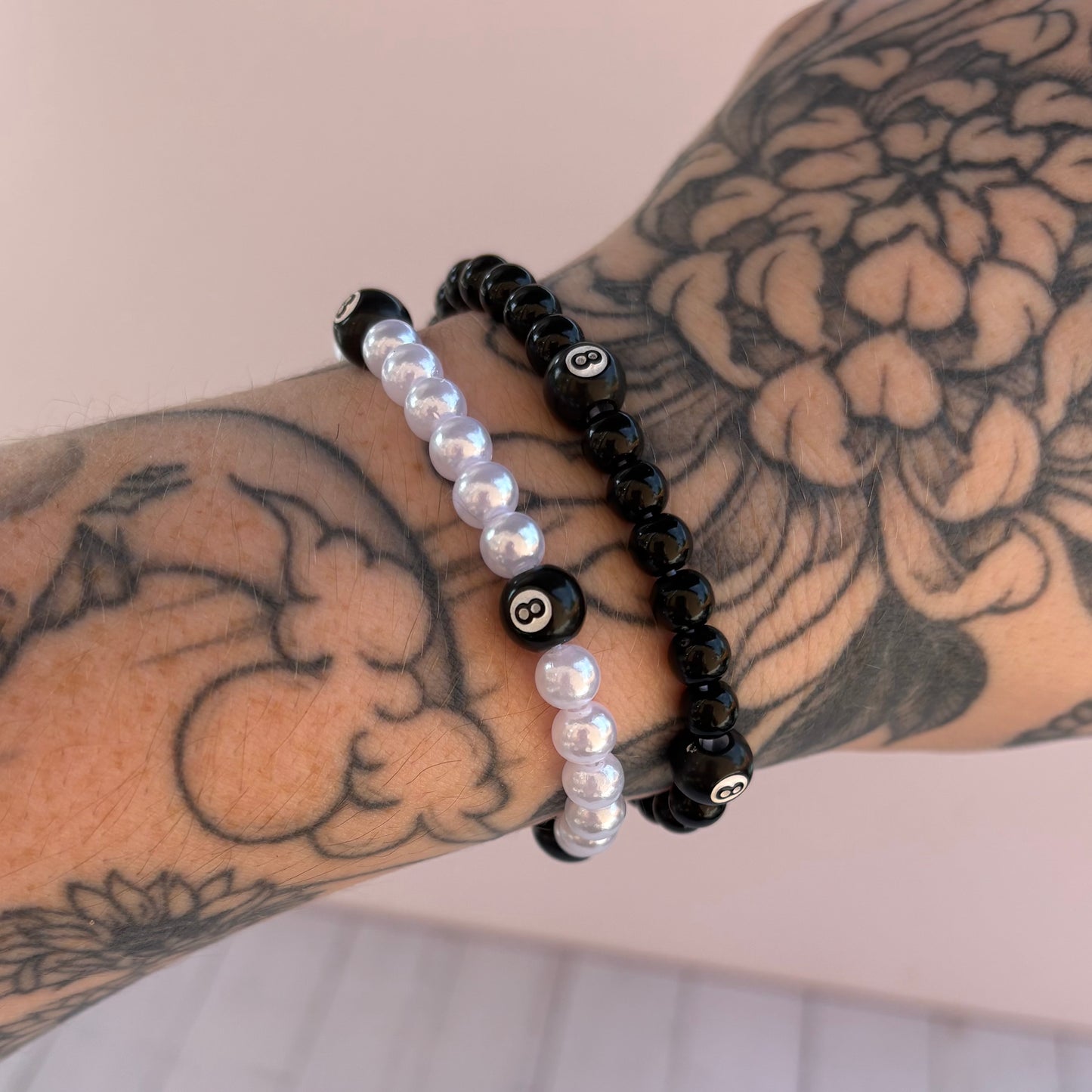 8 Ball Stackable Beaded Bracelet