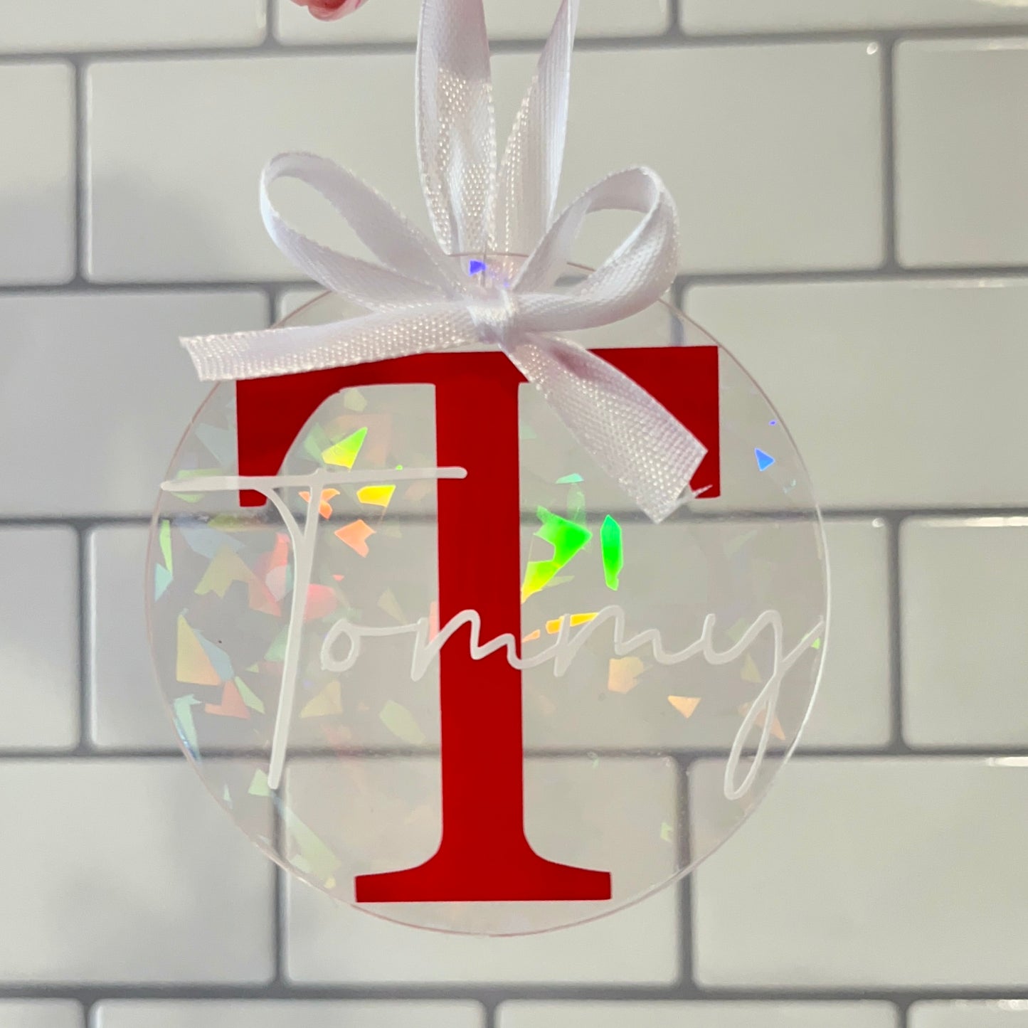 Holographic Personalised Bauble