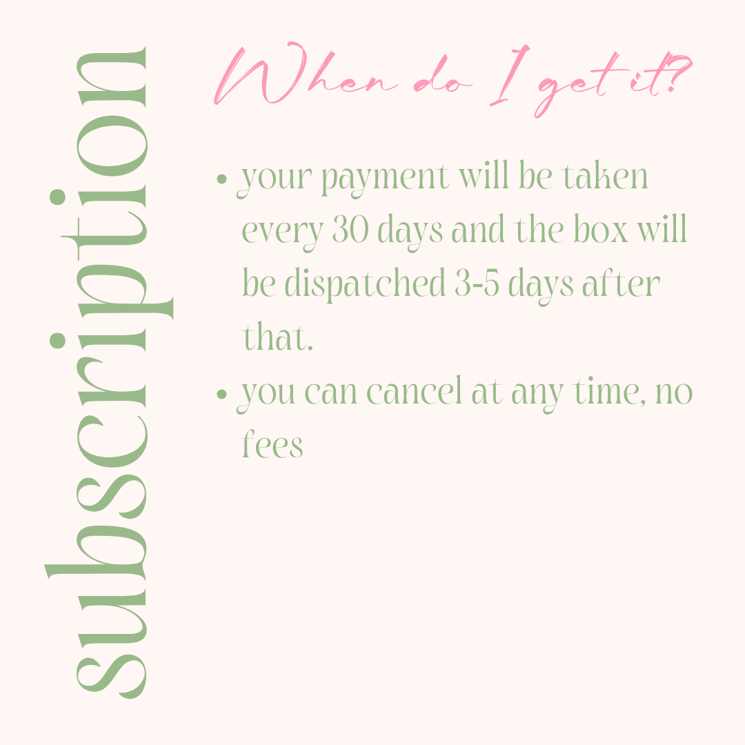 The Monthly Mini Subscription Box