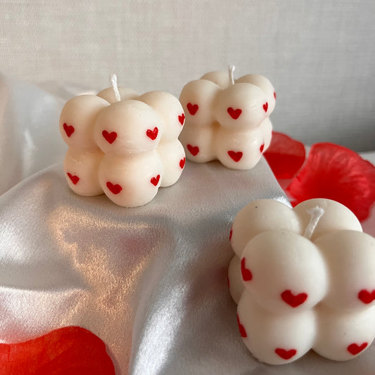 Mini Bubble Block Candle
