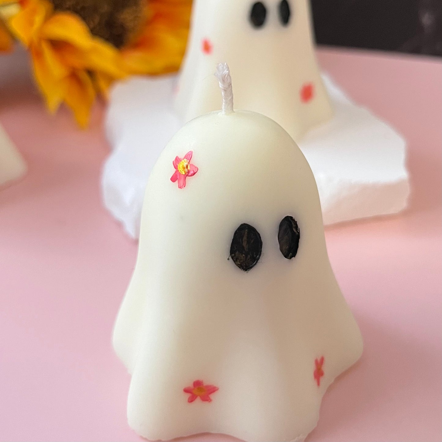 Baby Ghost Candle FLORAL