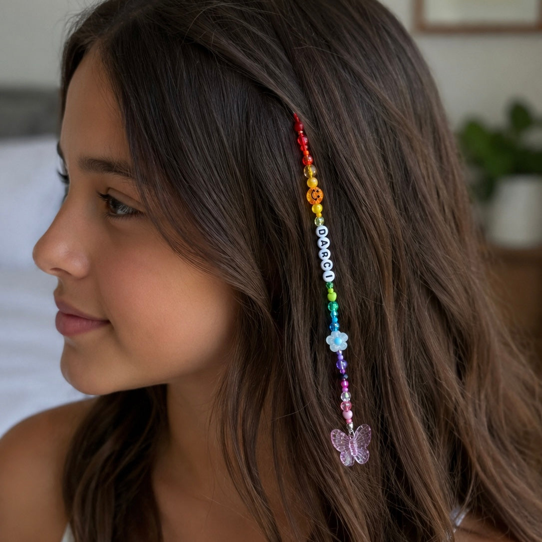 Rainbow Hair Charm