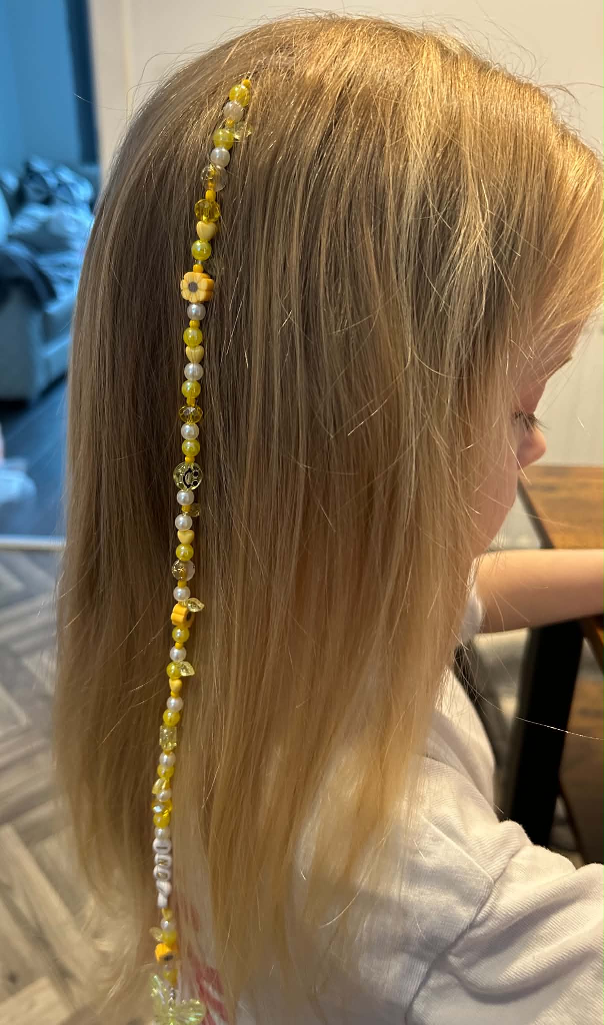 Yellow Hair Charm