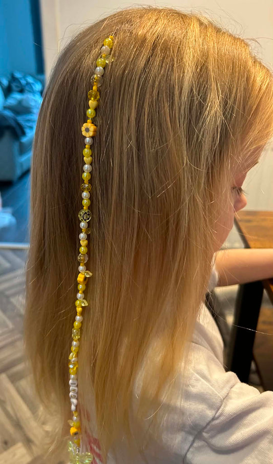 Yellow Hair Charm