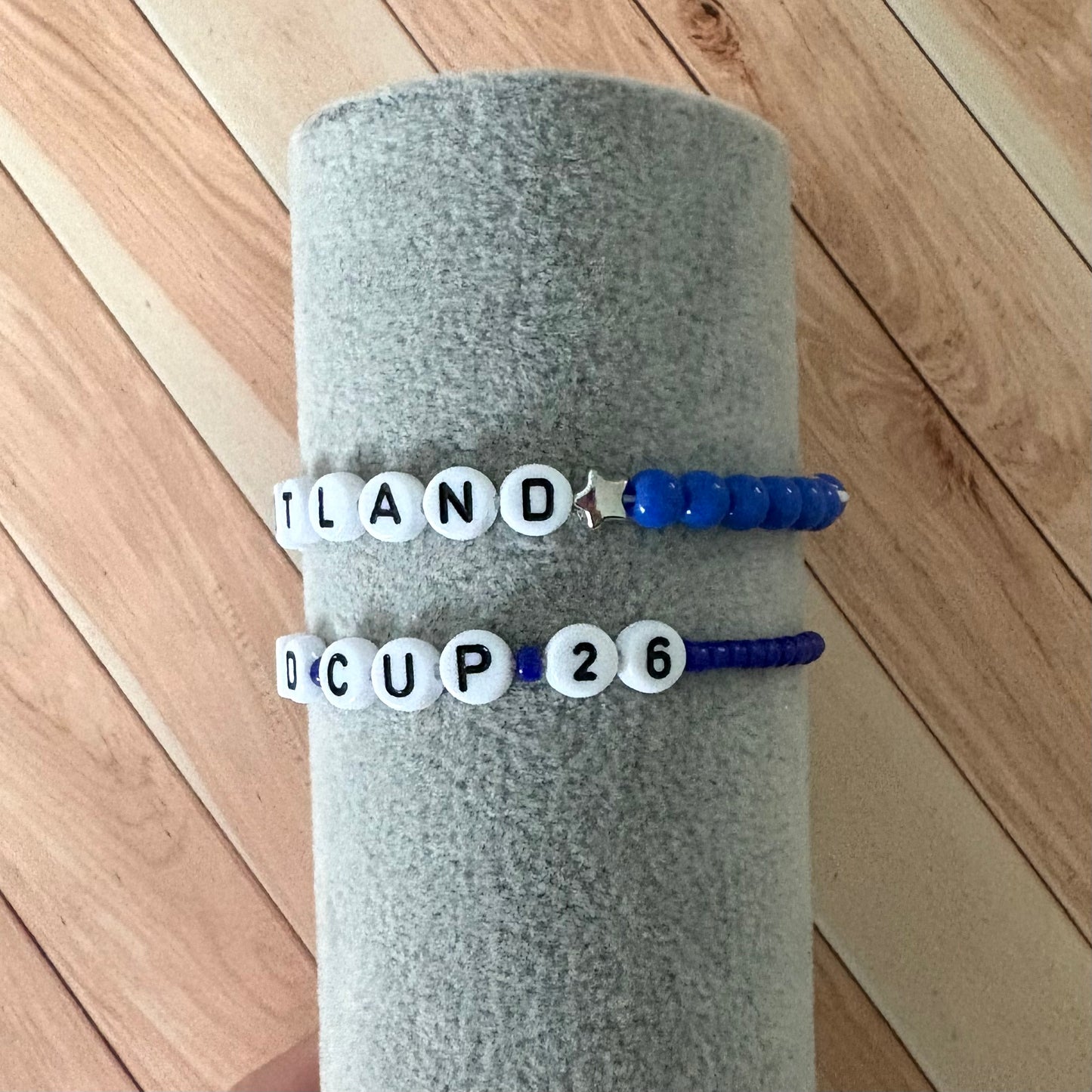'Scotland World Cup 26' Beaded Bracelet Bundle
