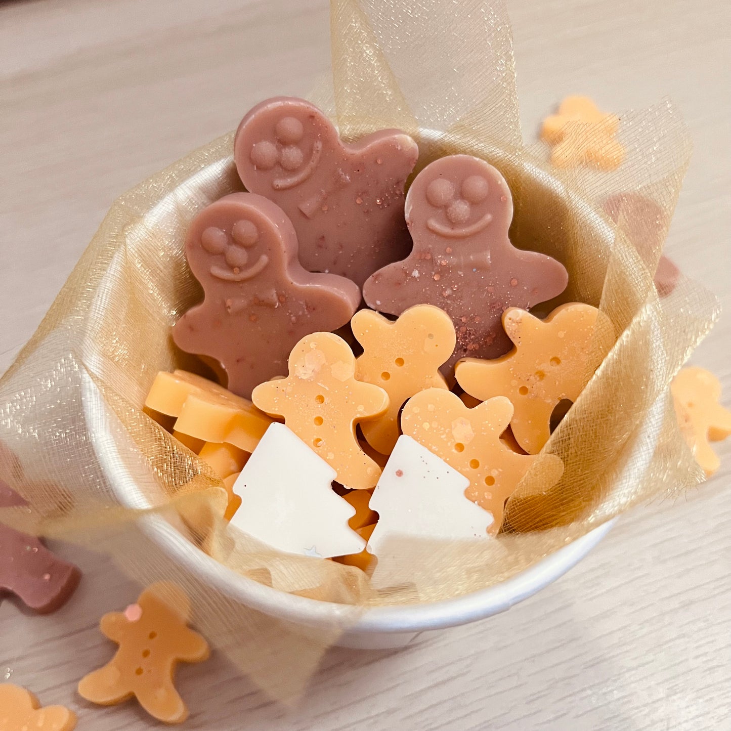 Gingerbread Men Wax Melt Tub