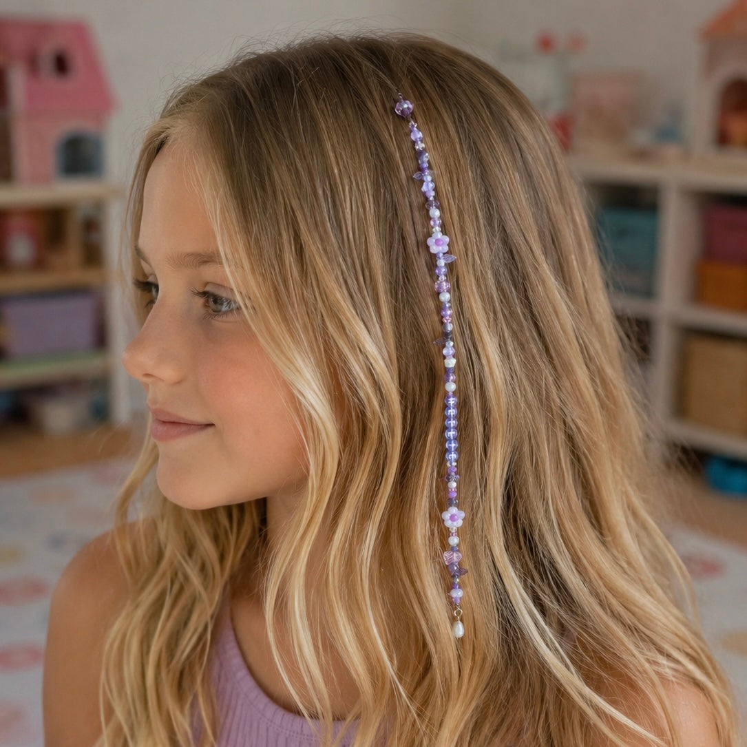 Lilac Hair Charm