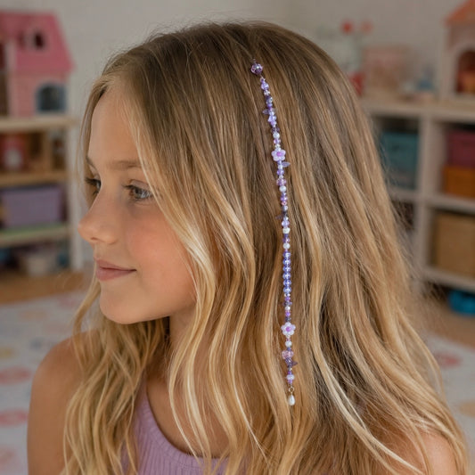 Lilac Hair Charm