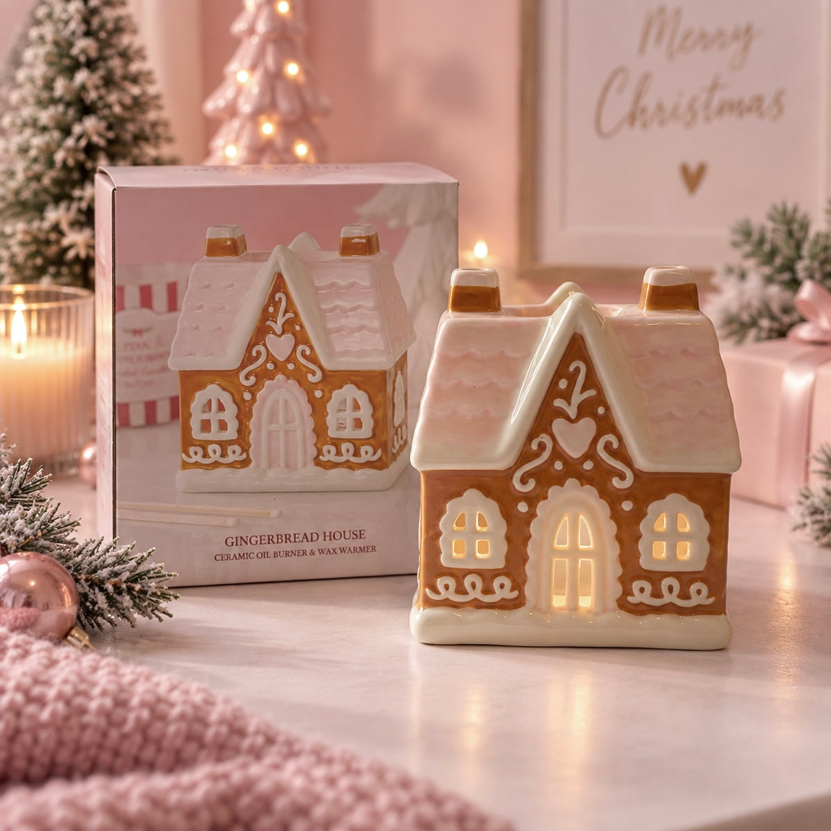 Sugarplum Gingerbread House Wax Burner