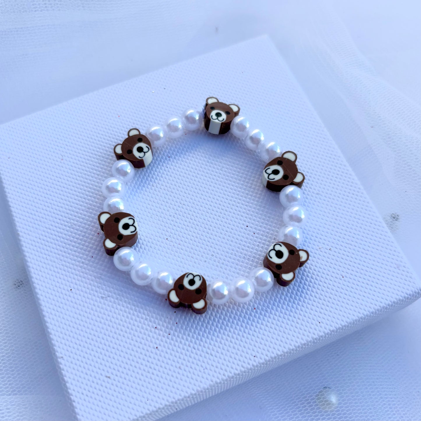 Bear Stackable Beaded Bracelet