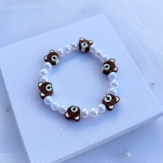Bear Stackable Beaded Bracelet