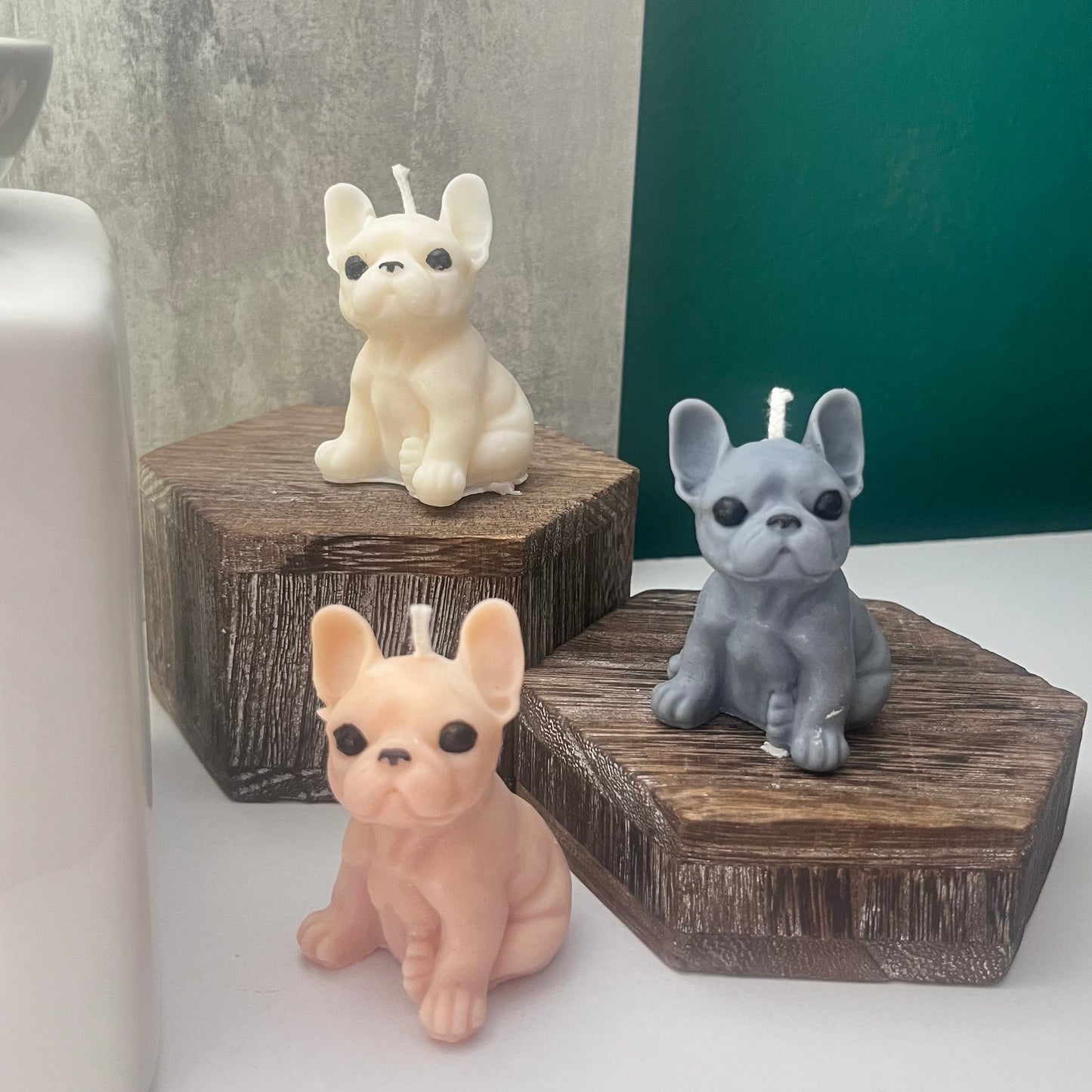 Frenchie Dog Candle