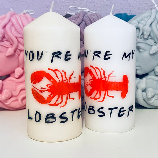 ‘You’re My Lobster’ Pillar Candle