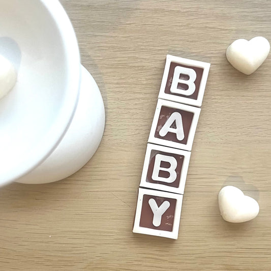 Baby Shower Favours Nude- BABY Letters