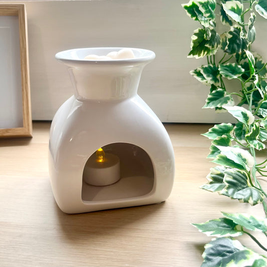 Darci Wax Burner - White
