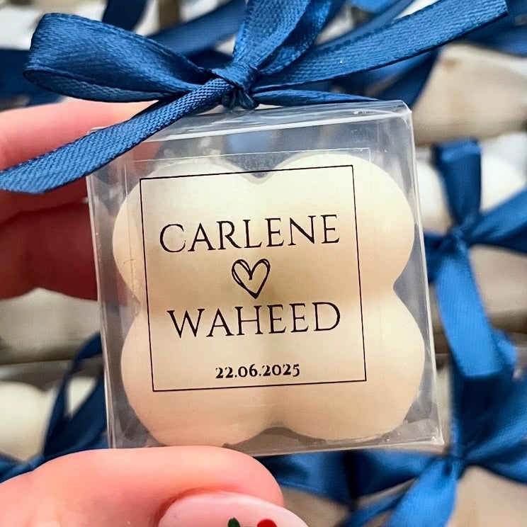 Personalisation for Bubble Block Candles