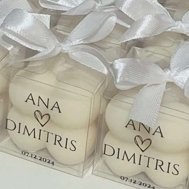 Personalisation for Bubble Block Candles