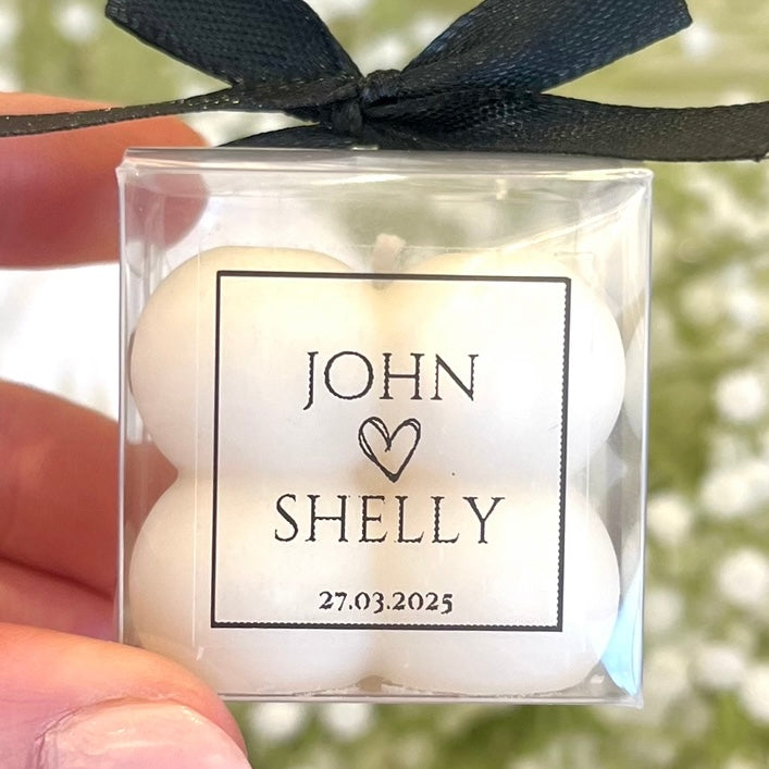 Personalisation for Bubble Block Candles