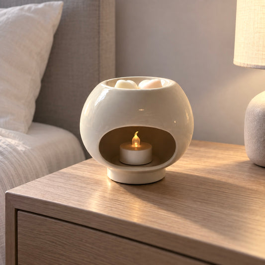 Laurie Wax Burner - White
