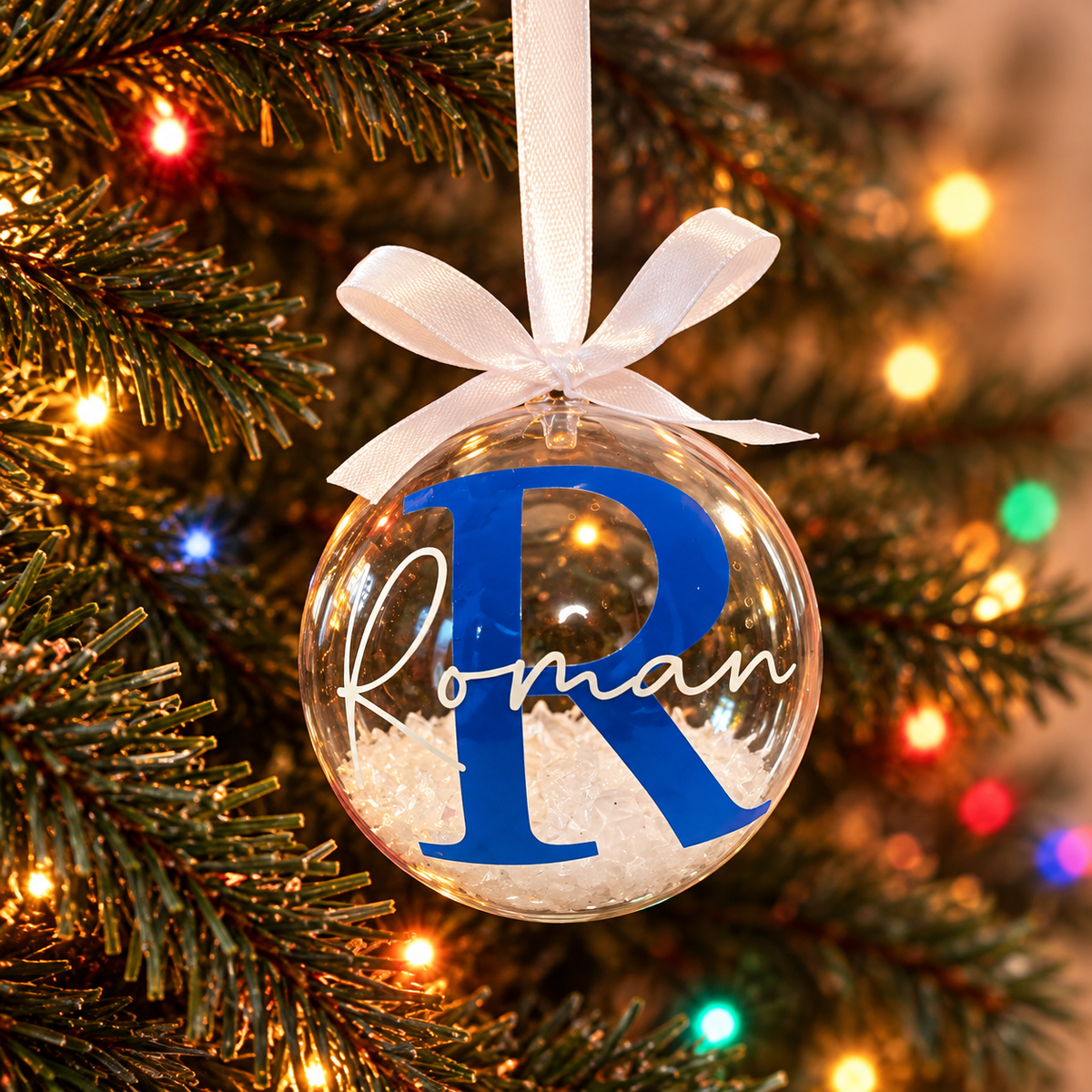 Personalised Fillable Bauble